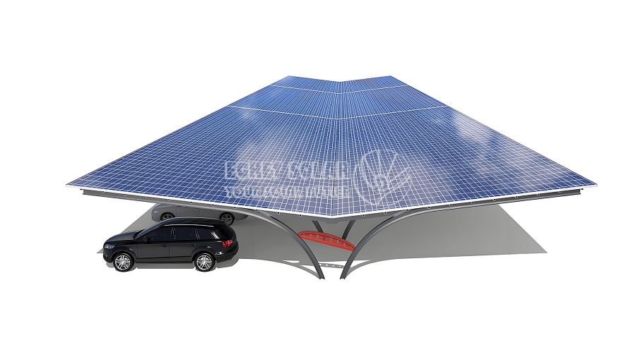 Er Carbon Steel Solar Carport egnet for utendørs bruk?