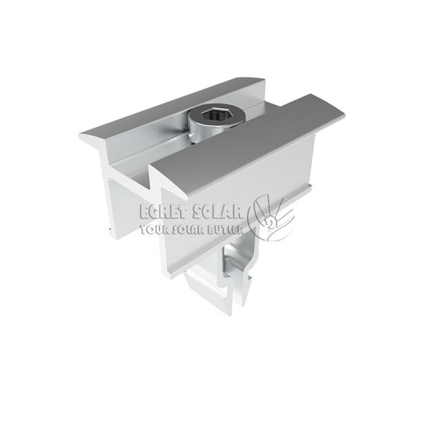 Aluminiums solcellepanel Rask midtklemme